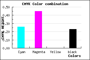 #916CC4 color CMYK mixer