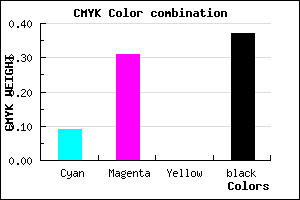 #916EA0 color CMYK mixer