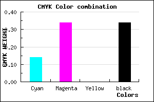 #916FA9 color CMYK mixer