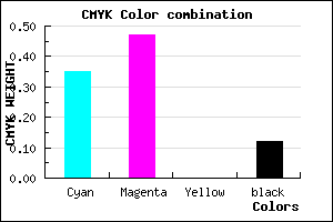 #9176E0 color CMYK mixer