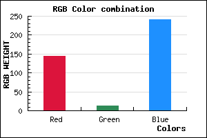 rgb background color #910CF0 mixer