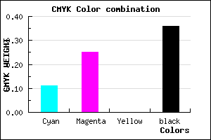 #917BA3 color CMYK mixer