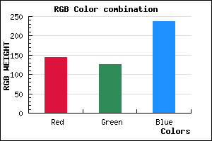 rgb background color #917EED mixer
