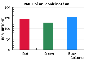 rgb background color #917F99 mixer