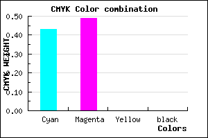 #9182FF color CMYK mixer