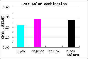 #9187BB color CMYK mixer