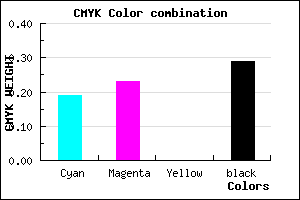 #918AB4 color CMYK mixer