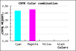 #918CFE color CMYK mixer