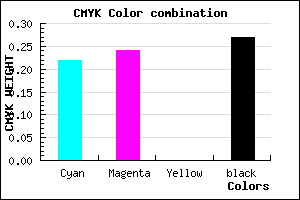 #918FBB color CMYK mixer