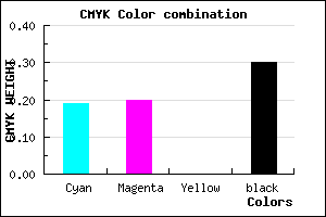 #9190B3 color CMYK mixer