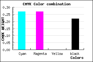 #9190C6 color CMYK mixer