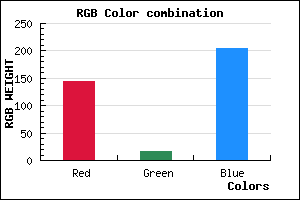 rgb background color #9110CC mixer