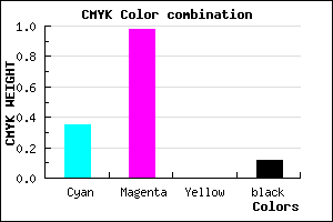 #9104E0 color CMYK mixer