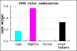 #914CAE color CMYK mixer