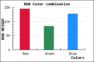 rgb background color #91537F mixer