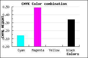 #9157A9 color CMYK mixer