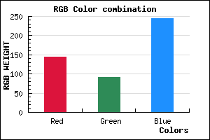 rgb background color #915CF5 mixer