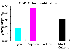 #915DB1 color CMYK mixer