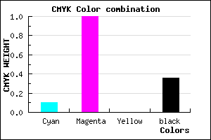 #9200A2 color CMYK mixer