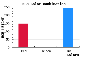 rgb background color #9200F0 mixer