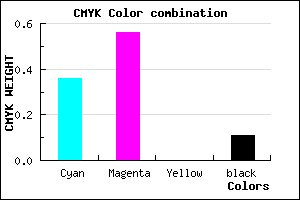 #9264E4 color CMYK mixer