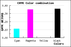 #926AA4 color CMYK mixer
