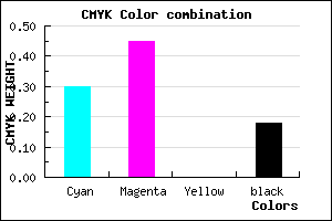 #9272D0 color CMYK mixer