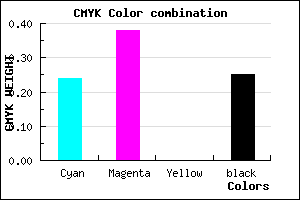 #9278C0 color CMYK mixer