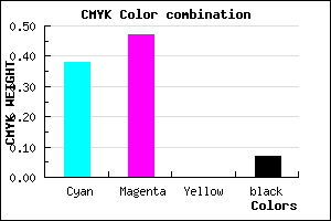 #927CEC color CMYK mixer