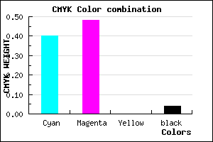 #927EF4 color CMYK mixer