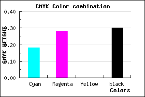 #9280B2 color CMYK mixer