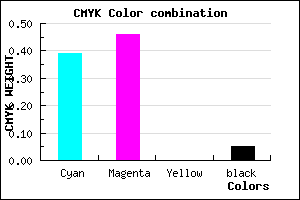#9282F1 color CMYK mixer