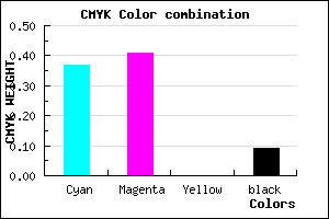 #9289E9 color CMYK mixer