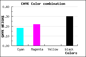 #928BB3 color CMYK mixer