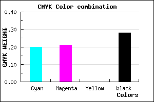 #9290B7 color CMYK mixer