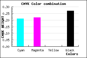 #9290B9 color CMYK mixer