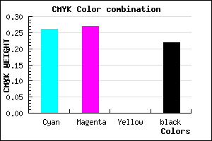 #9290C6 color CMYK mixer