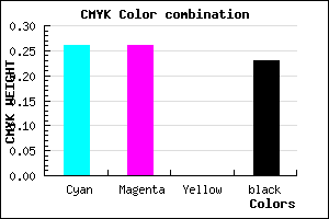 #9291C5 color CMYK mixer