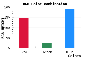 rgb background color #9217BF mixer