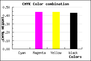 #925252 color CMYK mixer