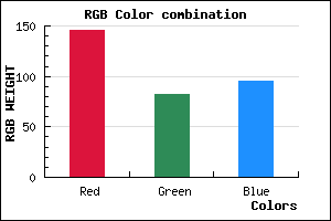 rgb background color #92525F mixer