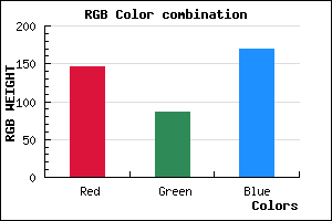 rgb background color #9256AA mixer