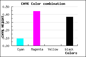 #925AA0 color CMYK mixer