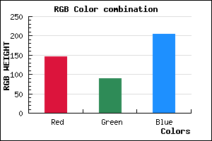 rgb background color #925ACC mixer