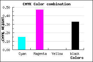 #925BAB color CMYK mixer