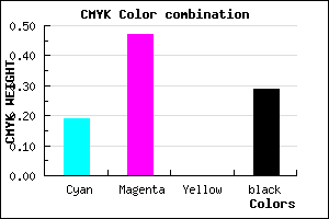 #9260B4 color CMYK mixer