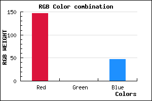 rgb background color #93002F mixer