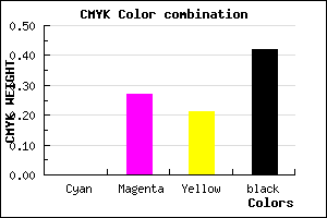 #936C74 color CMYK mixer