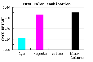 #936FA5 color CMYK mixer