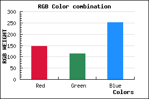rgb background color #9372FC mixer